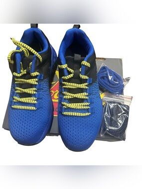 NIB Thorogood Women’s 7.5 Blue Black Safety Toe Work Sneakers